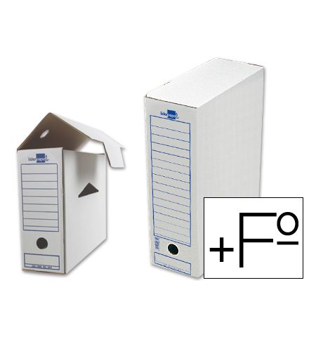 CAJA ARCHIVO DEFINITIVO LIDERPAPEL 105 FOLIO PROLONGADO CAJA ARCHIVO DEFINITIVO LIDERPAPEL 105 FOLIO PROLONGADO