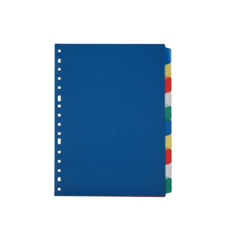 SEPARADOR LIDERPAPEL PLASTICO JUEGO DE 10 SEPARADORES FOLIO 16 TALADROS SEPARADOR LIDERPAPEL PLASTICO JUEGO DE 10 SEPARADORES FOLIO 16 TALADROS