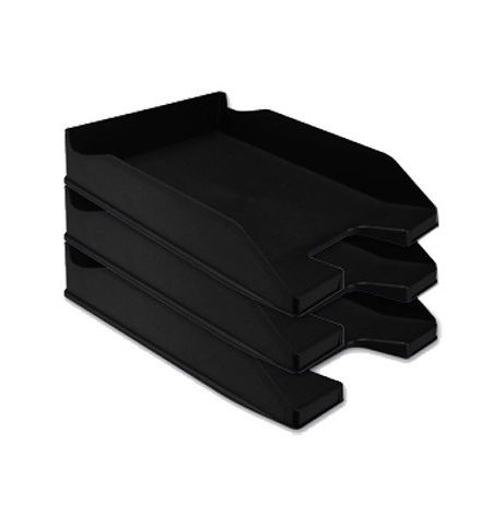 BANDEJA SOBREMESA PLASTICO Q-CONNECT NEGRO OPACO BANDEJA SOBREMESA PLASTICO Q-CONNECT NEGRO OPACO