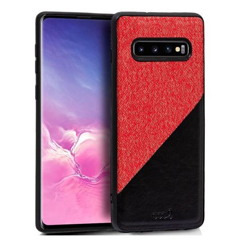 CARCASA MOVIL PIEL SAMUNG GALAXY S10 - BICOLOR ROJO CARCASA MOVIL PIEL SAMUNG GALAXY S10 - BICOLOR ROJO