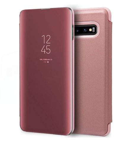 FUNDA MOVIL FLIP COVER SAMSUNG GALAXY S10 CLEAR VIEW ROSA FUNDA MOVIL FLIP COVER SAMSUNG GALAXY S10 CLEAR VIEW ROSA