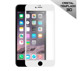 PROTECTOR CRISTAL TEMPLADO iPHONE 6 / 6S 3D BLANCO