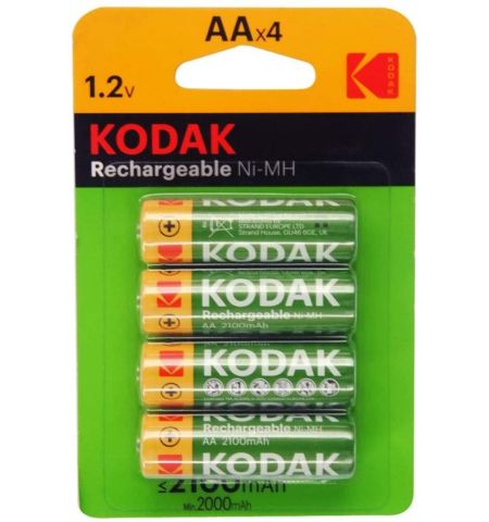 PILA RECARGABLE AA - LR6 KODAK 2100MAH PACK 4 PILAS PILA RECARGABLE AA - LR6 KODAK 2100MAH PACK 4 PILAS