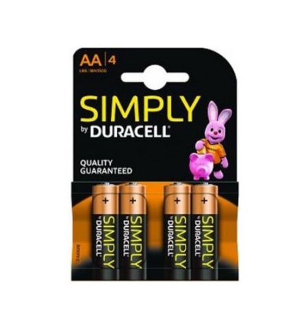 PILA LR6 / AA ALKALINA DURACELL PACK 4 UNDS. PILA LR6 / AA ALKALINA DURACELL PACK 4 UNDS.