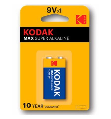 PILA 9V ALKALINA KODAK BLISTER UNIDAD PILA 9V ALKALINA KODAK BLISTER UNIDAD