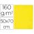FIELTRO LIDERPAPEL 50X70CM AMARILLO 160G/M2