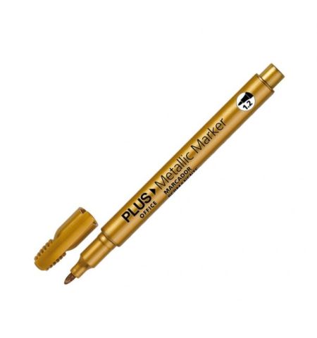 ROTULADOR PERMANENTE PLUS METALLIC MARKER 1.2MM - ORO ROTULADOR PERMANENTE PLUS METALLIC MARKER 1.2MM - ORO