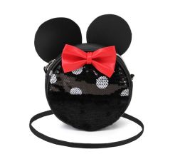 BOLSO  MINNIE MOUSE SEQUIN REDONDO
