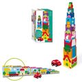 CUBOS APILABLES COCHE - 11 PIEZAS CUBOS APILABLES COCHE - 11 PIEZAS