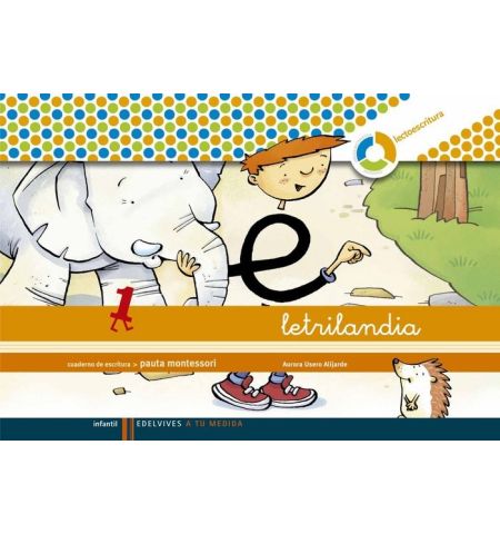 LETRILANDIA PAUTA 1 ESPIRAL EDELVIVES - LETRILANDIA PAUTA 1 ESPIRAL