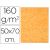 FIELTRO LIDERPAPEL 50X70CM NARANJA 160G/M2