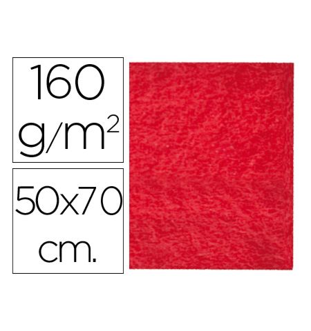 FIELTRO LIDERPAPEL 50X70CM ROJO 160G/M2 FIELTRO LIDERPAPEL 50X70CM ROJO 160G/M2