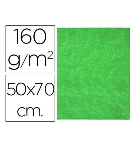 FIELTRO LIDERPAPEL 50X70CM VERDE 160G/M2 FIELTRO LIDERPAPEL 50X70CM VERDE 160G/M2