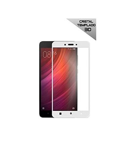 PROTECTOR CRISTAL TEMPLADO XIAOMI REDMI NOTE 4 / NOTE 4X 3D BLANCO