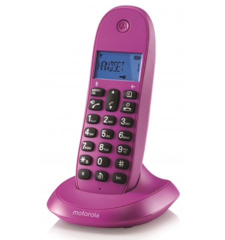 TELEFONO INALAMBRICO MOTOROLA C1001LB+ MORADO TELEFONO INALAMBRICO MOTOROLA C1001LB+ MORADO