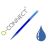 RECAMBIO BOLIGRAFO Q-CONNECT BORRABLE AZUL PACK 3 UNDS.