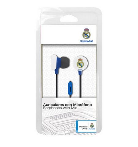 AURICULARES BOTON REAL MADRID CF AURICULARES BOTON REAL MADRID CF