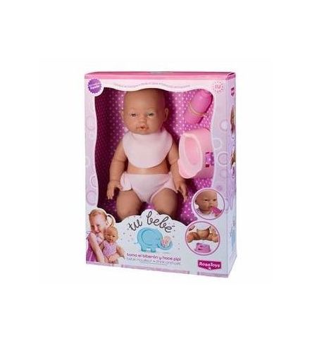 MUÑECA TU BEBE BABERO Y PIQUITO MUÑECA TU BEBE BABERO Y PIQUITO