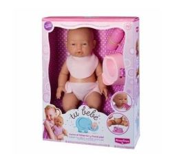 MUÑECA TU BEBE BABERO Y PIQUITO
