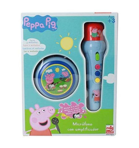 MICROFONO CON AMPLIFICADOR PEPPA PIG MICROFONO CON AMPLIFICADOR PEPPA PIG
