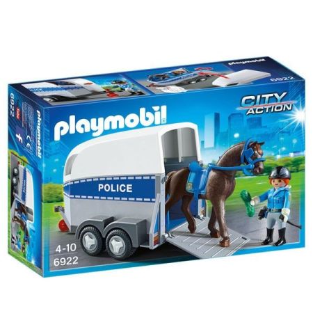 PLAYMOBIL CITY ACTION - POLICIA CON CABALLO Y REMOLQUE PLAYMOBIL CITY ACTION - POLICIA CON CABALLO Y REMOLQUE