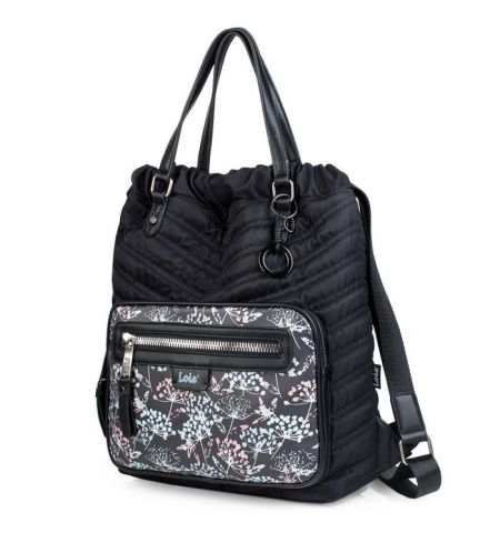 BOLSO MOCHILA LOIS NEGRO 37X37X9