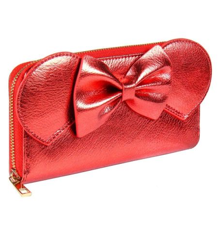 BILLETERO MONEDERO SEÑORA DISNEY MINNIE ROJA BILLETERO MONEDERO SEÑORA DISNEY MINNIE ROJA
