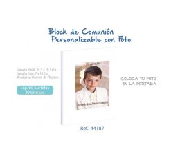 BLOC COMUNION FOTOGRAFIA NIÑO