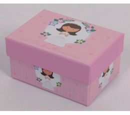 CAJITA COMUNION CARTON NIÑA