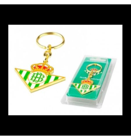 LLAVERO ESCUDO METAL REAL BETIS BALOMPIE LLAVERO ESCUDO METAL REAL BETIS BALOMPIE