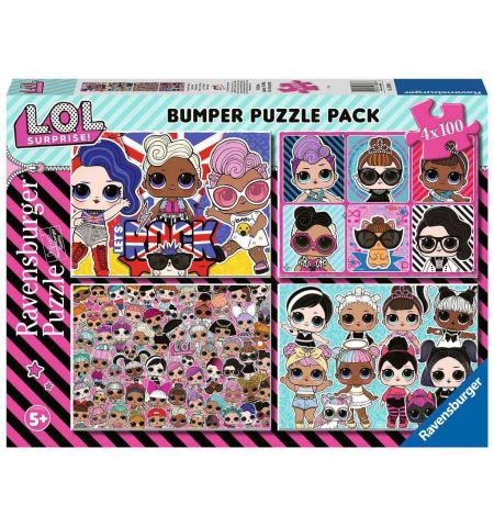 PUZZLE RAVENSBURGER 100 PIEZAS - LOL SURPRISE PUZZLE RAVENSBURGER 100 PIEZAS - LOL SURPRISE