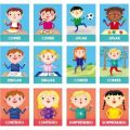 JUEGO DE EMOCIONES Y ACCIONES FLASH CARDS 1-4 AÑOS JUEGO DE EMOCIONES Y ACCIONES FLASH CARDS 1-4 AÑOS