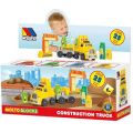 MOLTO BLOCKS TRUCK CONSTRUCCION CAMION + REMOLQUE