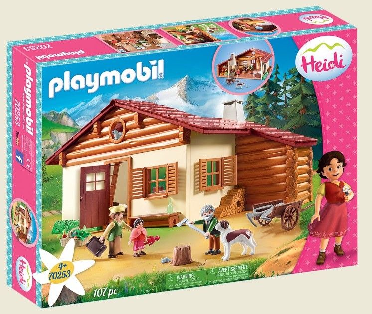 PLAYMOBIL Heidi en la Cabaña de los Alpes, A Partir de 4 años