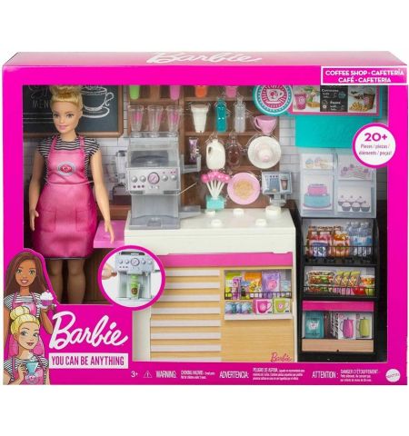 MUÑECA BARBIE Y SU CAFETERIA CON ACCESORIOS MUÑECA BARBIE Y SU CAFETERIA CON ACCESORIOS
