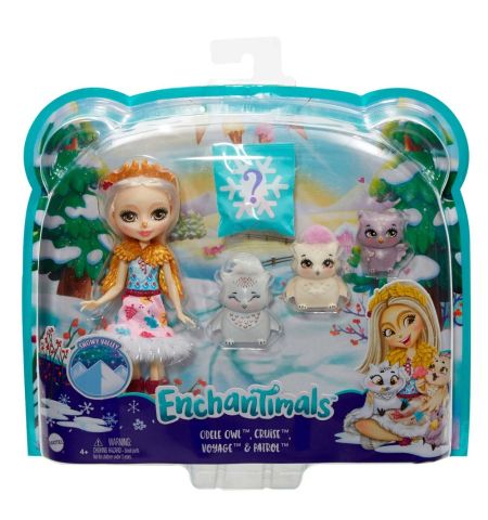 ENCHANTIMALS MUÑECA ODELE BUHO Y FAMILIA ENCHANTIMALS MUÑECA ODELE BUHO Y FAMILIA