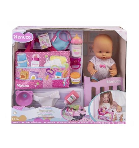 Nenuco- Pañalera, muñeca bebé con Bolso de Accesorios (Famosa 700015831) :  : Juguetes y juegos