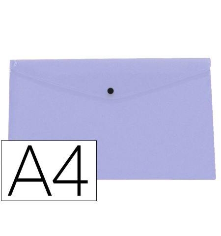 CARPETA LIDERPAPEL DOSSIER BROCHE POLIPROPILENO DIN A4 - LAVANDA OPACO 50 HOJAS CARPETA LIDERPAPEL DOSSIER BROCHE POLIPROPILENO DIN A4 - LAVANDA OPACO 50 HOJAS