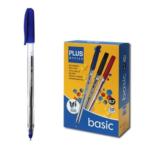 BOLIGRAFO PLUS BASIC 0,7MM AZUL (CAJA 50U) BOLIGRAFO PLUS BASIC 0,7MM AZUL (CAJA 50U)