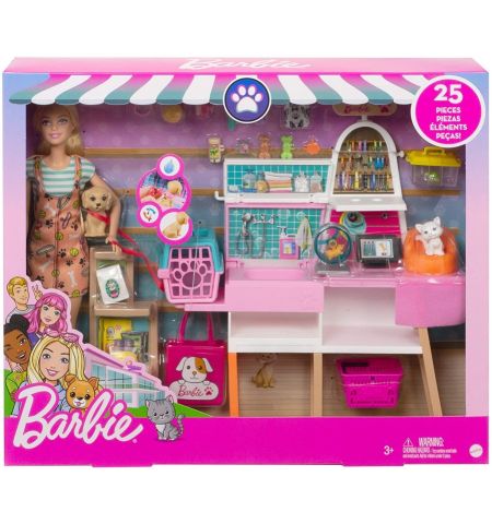 BARBIE CON TIENDA DE MASCOTAS BARBIE CON TIENDA DE MASCOTAS