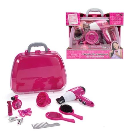 SET BELLEZA MALETIN CON SECADOR A PILAS SET BELLEZA MALETIN CON SECADOR A PILAS