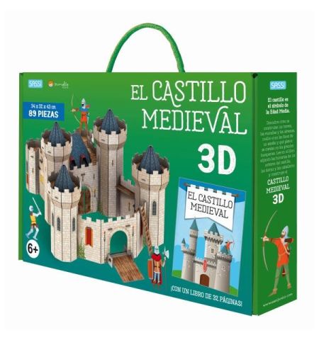 PUZZLE 3D CASTILLO MEDIEVAL + LIBRO