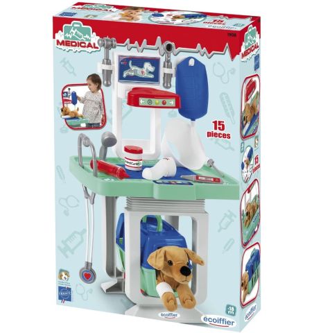 CENTRO VETERINARIO CON PERRO PELUCHE Y ACCESORIOS CENTRO VETERINARIO CON PERRO PELUCHE Y ACCESORIOS