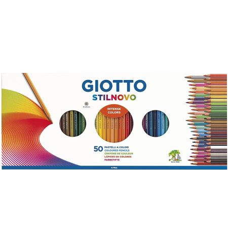 ESTUCHE 50 LAPICES COLORES GIOTTO STILNOVO ESTUCHE 50 LAPICES COLORES GIOTTO STILNOVO