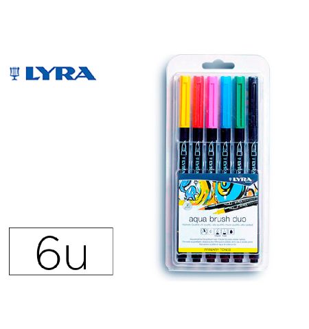 ROTULADORES AQUA BRUSH DUO LYRA 