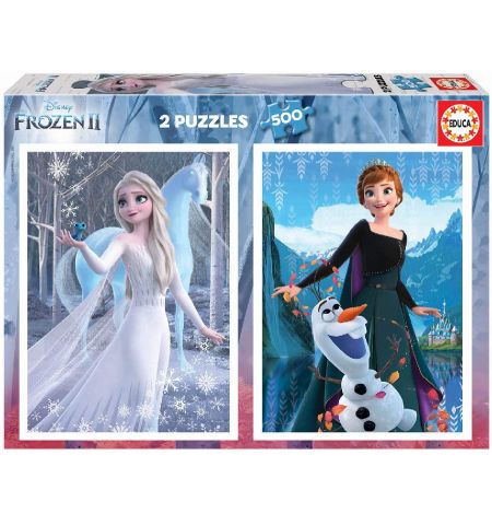 PUZZLE EDUCA 2 PUZZLES 500 PIEZAS FROZEN II ANA Y ELSA PUZZLE EDUCA 2 PUZZLES 500 PIEZAS FROZEN II ANA Y ELSA