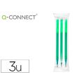 RECAMBIO BOLIGRAFO Q-CONNECT BORRABLE VERDE PACK 3 UNDS. RECAMBIO BOLIGRAFO Q-CONNECT BORRABLE VERDE PACK 3 UNDS.