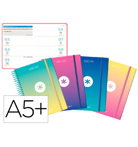 AGENDA ESCOLAR ANTARTIK 22-23 A5+ DIA PAGINA - PAPEL 90GRS CON PEGATINAS Y MARCAPAGINAS AGENDA ESCOLAR ANTARTIK 22-23 A5+ DIA PAGINA - PAPEL 90GRS CON PEGATINAS Y MARCAPAGINAS