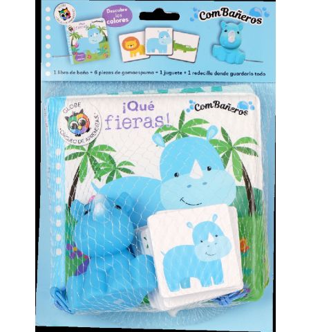 LIBRO DE BAÑO+ 6 PIEZAS DE GOMAESPUMA GLOBE - LIBRO DE BAÑO+ 6 PIEZAS DE GOMAESPUMA