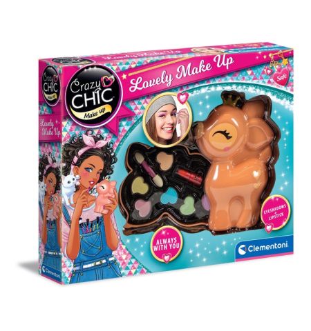JUEGO CRAZY CHIC LOVELY MAKE UP MAQUILLAJE 